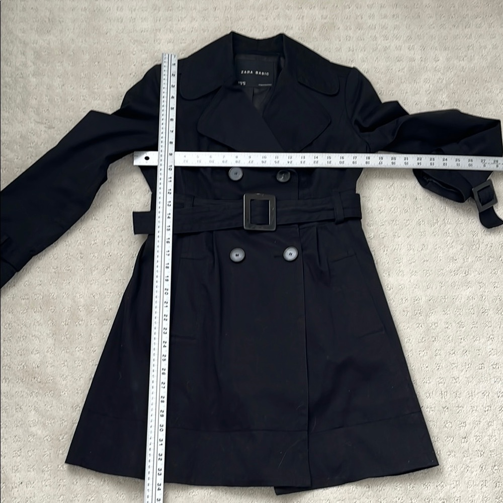 Zara Black Trench Coat for Women